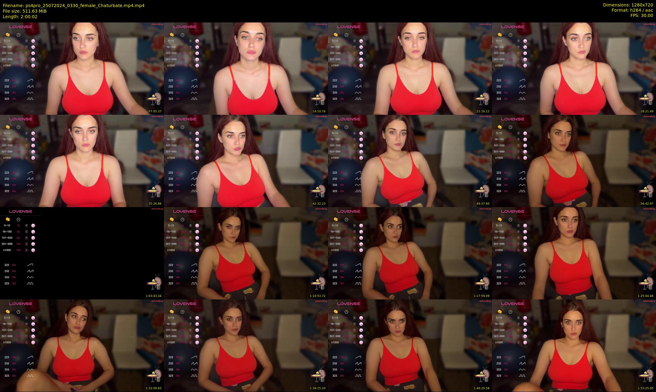 ps4pro — 121 minute Chaturbate female cam show recording, 720p, Jul 25, 2024