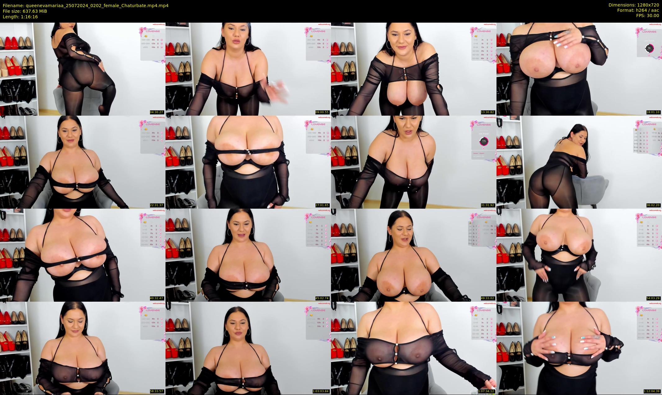queenevamariaa — 77 minute Chaturbate female cam show recording, 720p, Jul 25, 2024