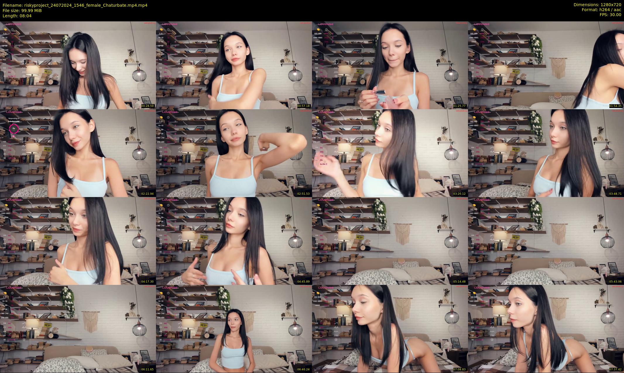 riskyproject — 9 minute Chaturbate couple cam show recording, 720p, Jul 24, 2024