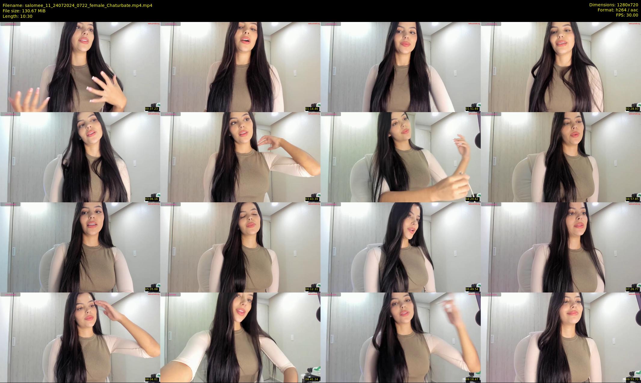 salomee_11 — 11 minute Chaturbate female cam show recording, 720p, Jul 24, 2024
