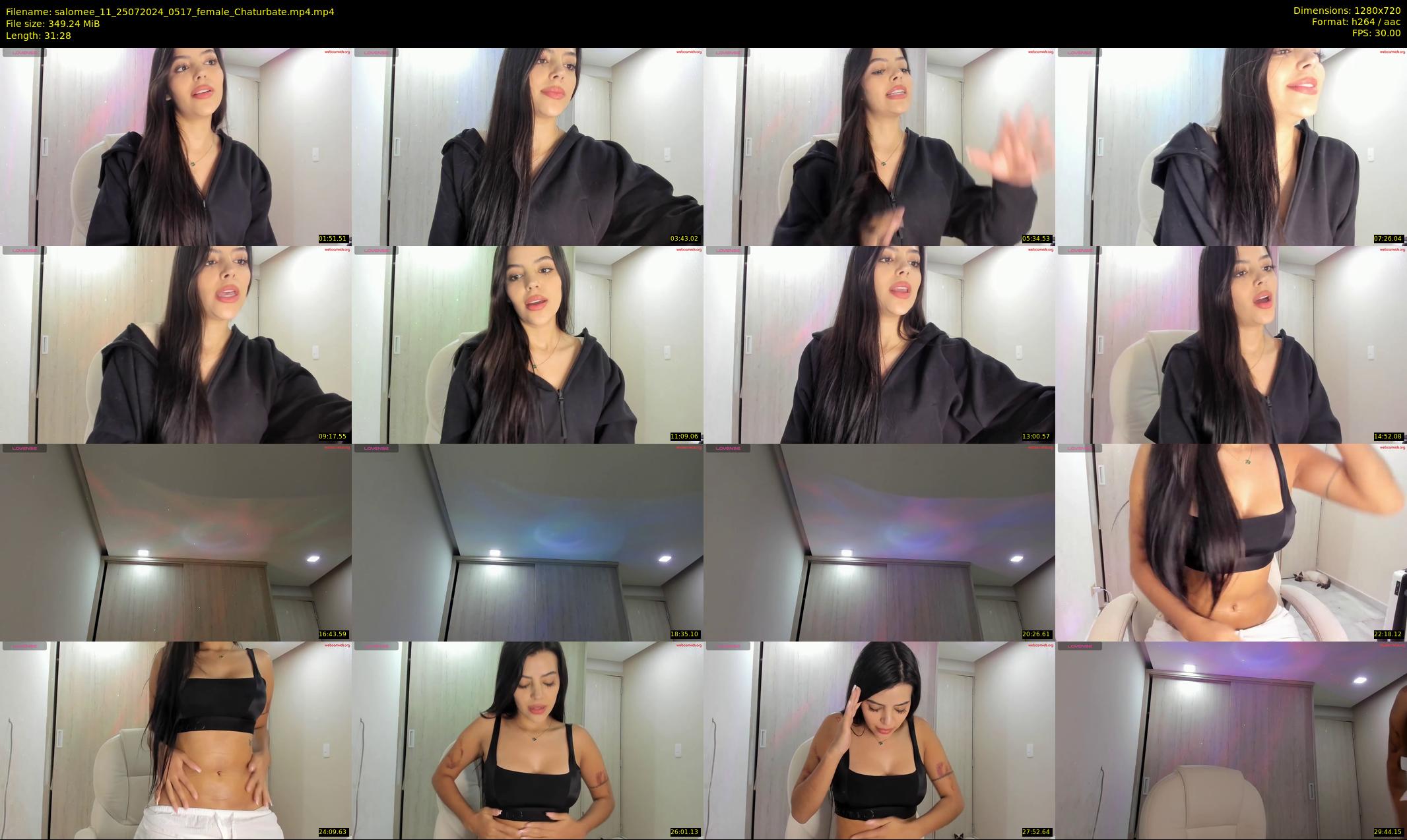 salomee_11 — 32 minute Chaturbate female cam show recording, 720p, Jul 25, 2024