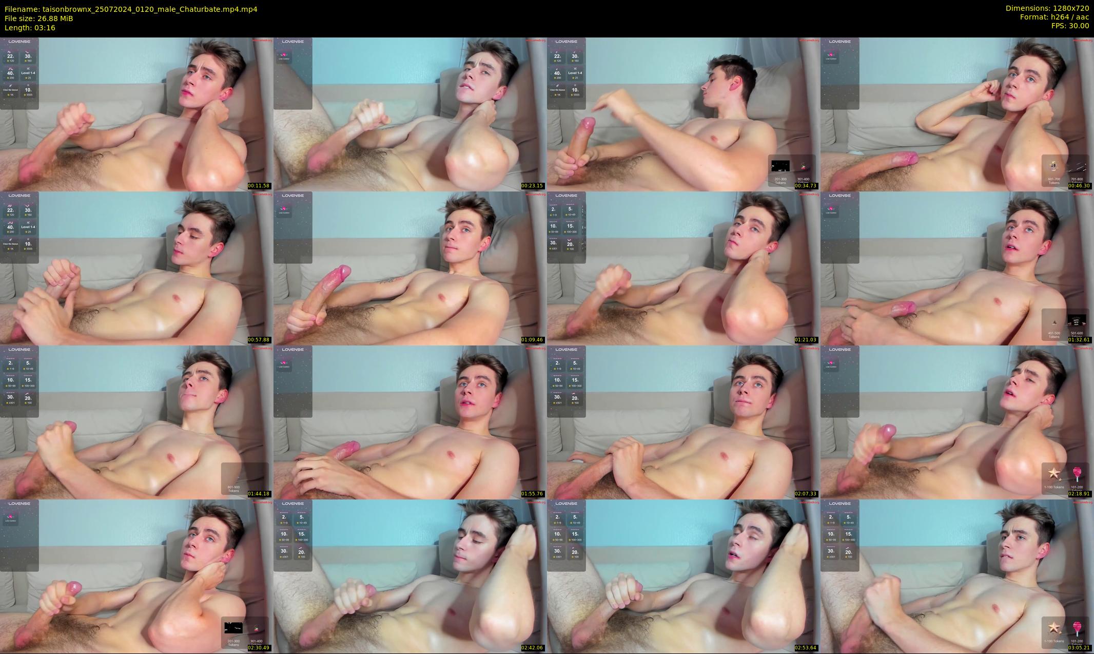 taisonbrownx — 4 minute Chaturbate male cam show recording, 720p, Jul 25, 2024