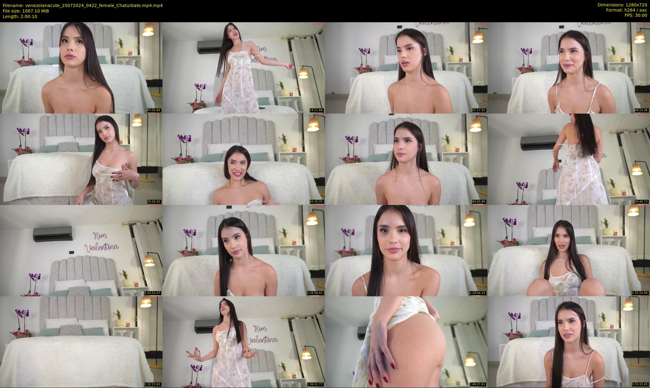venezolanacute — 121 minute Chaturbate female cam show recording, 720p, Jul 25, 2024