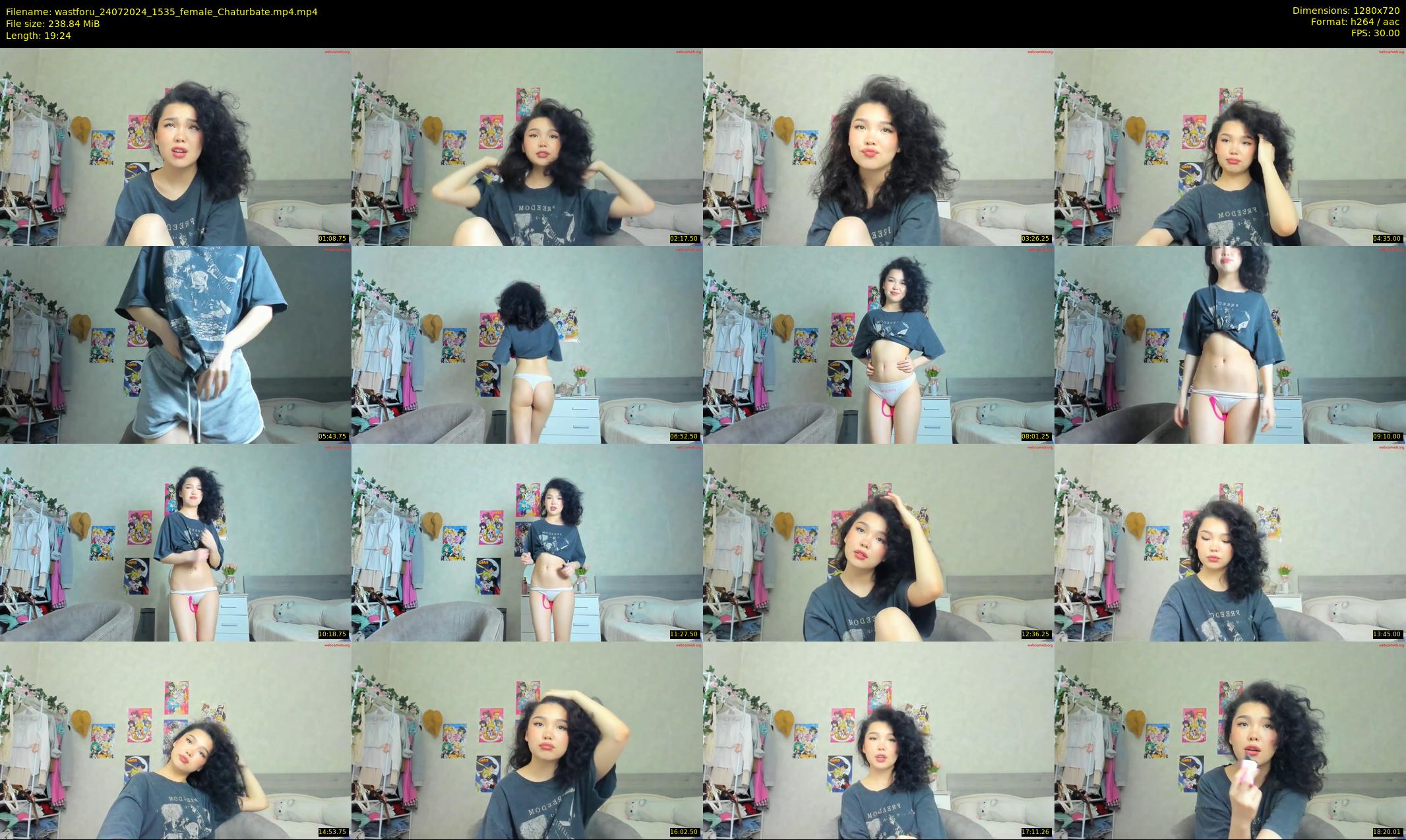 wastforu — 20 minute Chaturbate female cam show recording, 720p, Jul 24, 2024