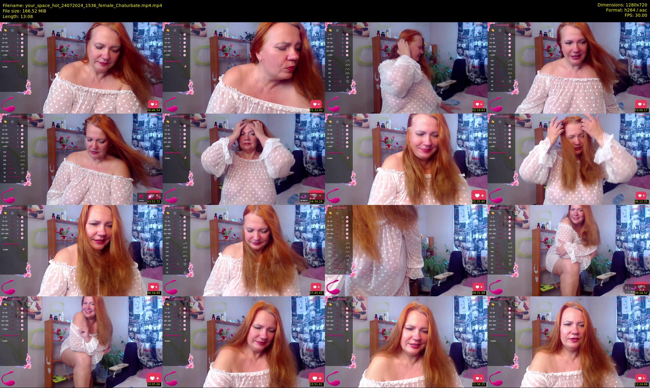 your_space_hot — 14 minute Chaturbate female cam show recording, 720p, Jul 24, 2024