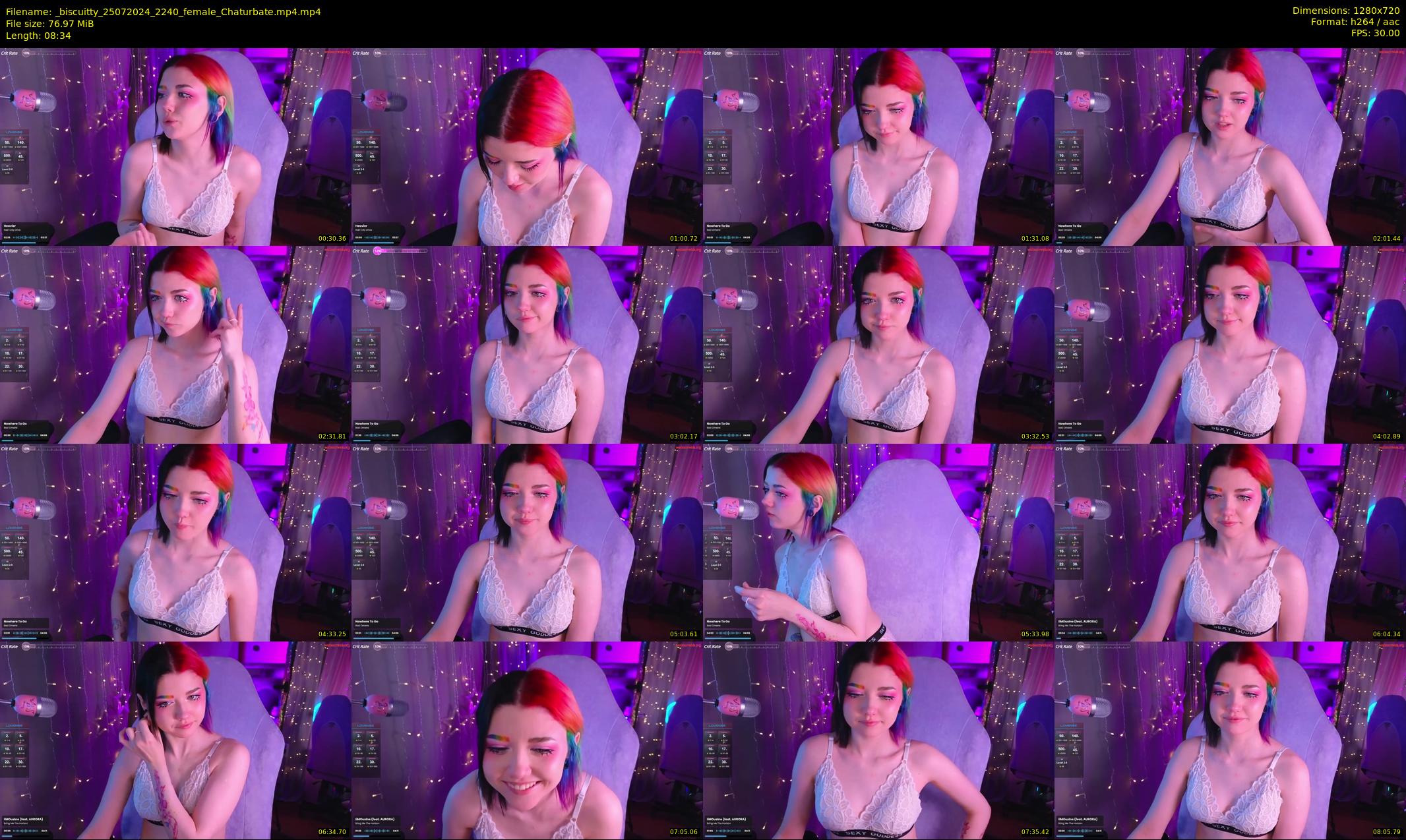 _biscuitty — 9 minute Chaturbate female cam show recording, 720p, Jul 25, 2024