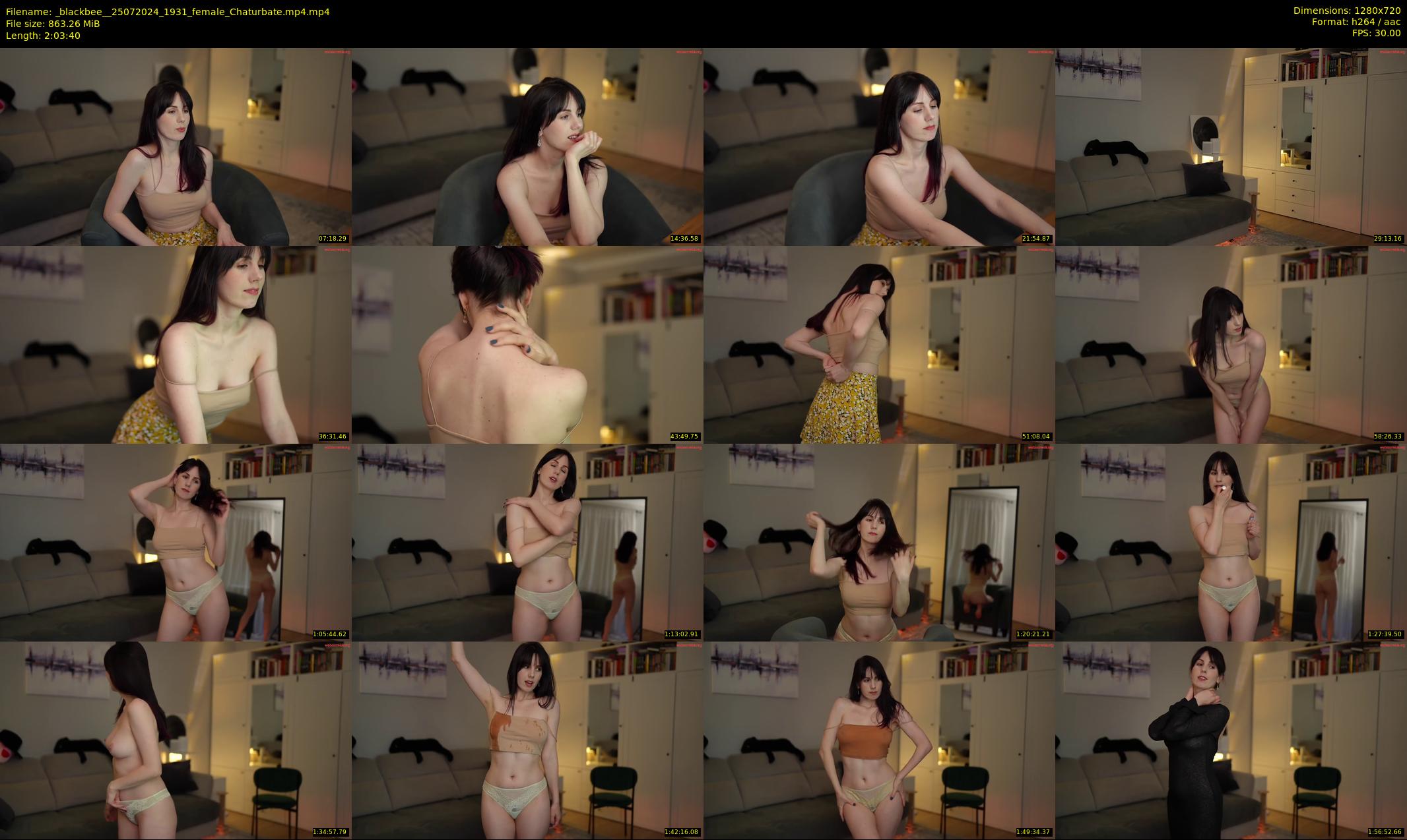 _blackbee_ — 124 minute Chaturbate female cam show recording, 720p, Jul 25, 2024