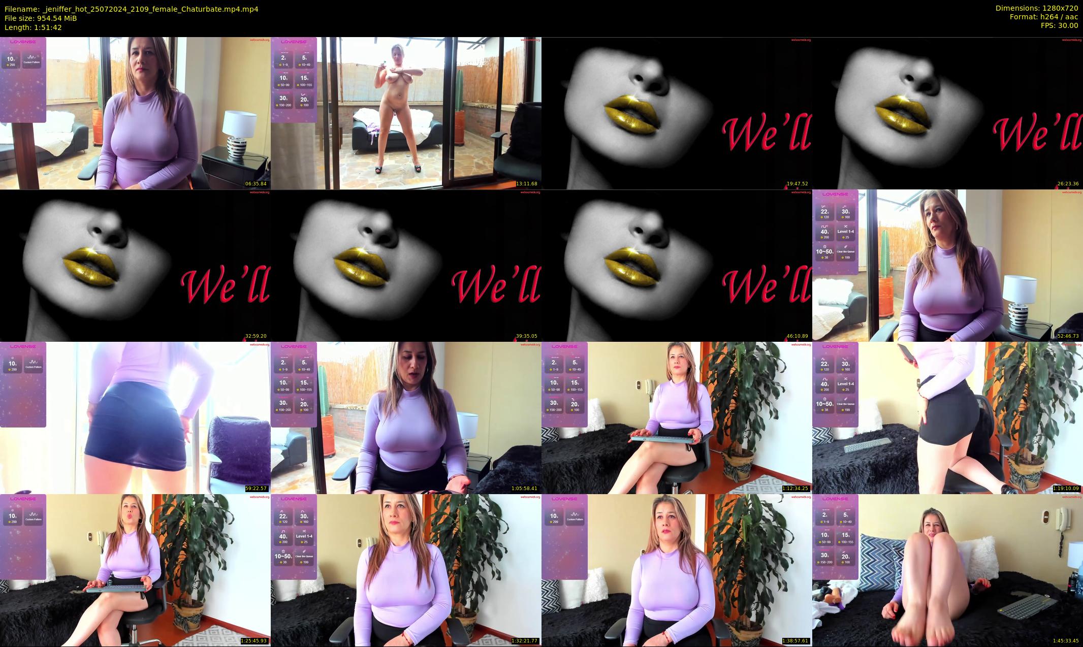 _jeniffer_hot — 112 minute Chaturbate female cam show recording, 720p, Jul 25, 2024