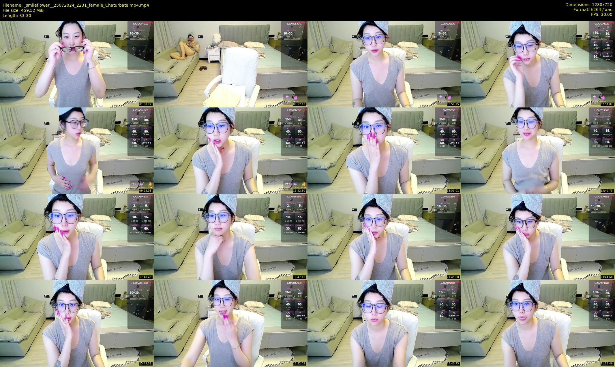 _smileflower_ — 34 minute Chaturbate female cam show recording, 720p, Jul 25, 2024