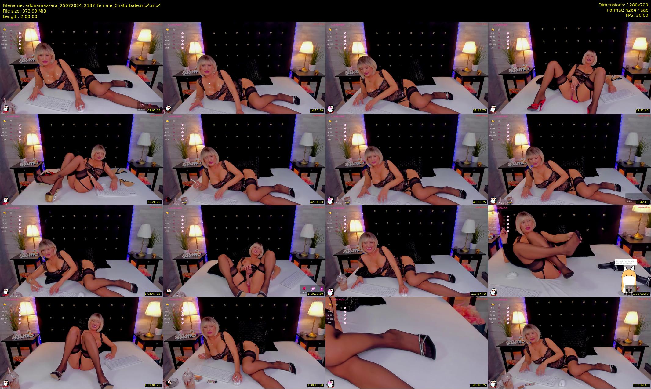 adonamazzara — 120 minute Chaturbate female cam show recording, 720p, Jul 25, 2024