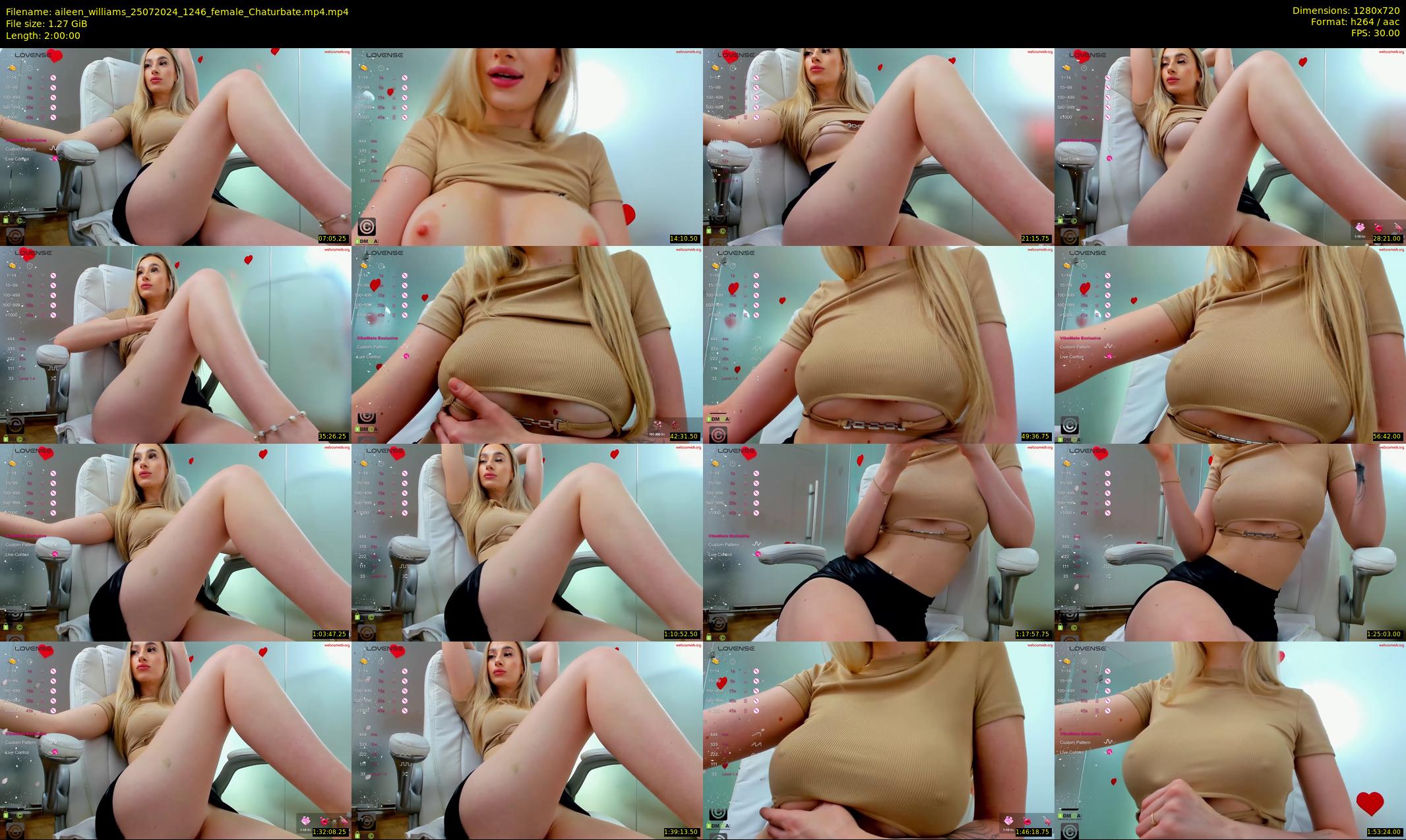 aileen_williams — 120 minute Chaturbate female cam show recording, 720p, Jul 25, 2024