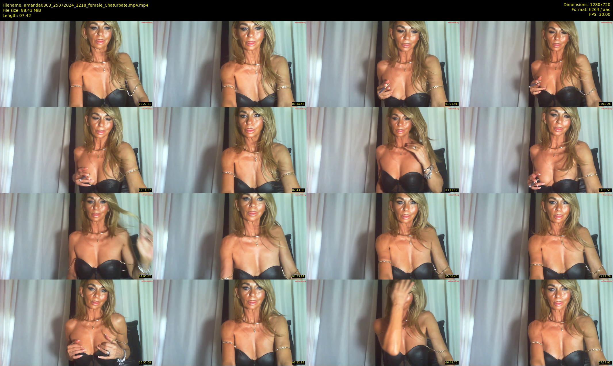 amanda0803 — 8 minute Chaturbate female cam show recording, 720p, Jul 25, 2024