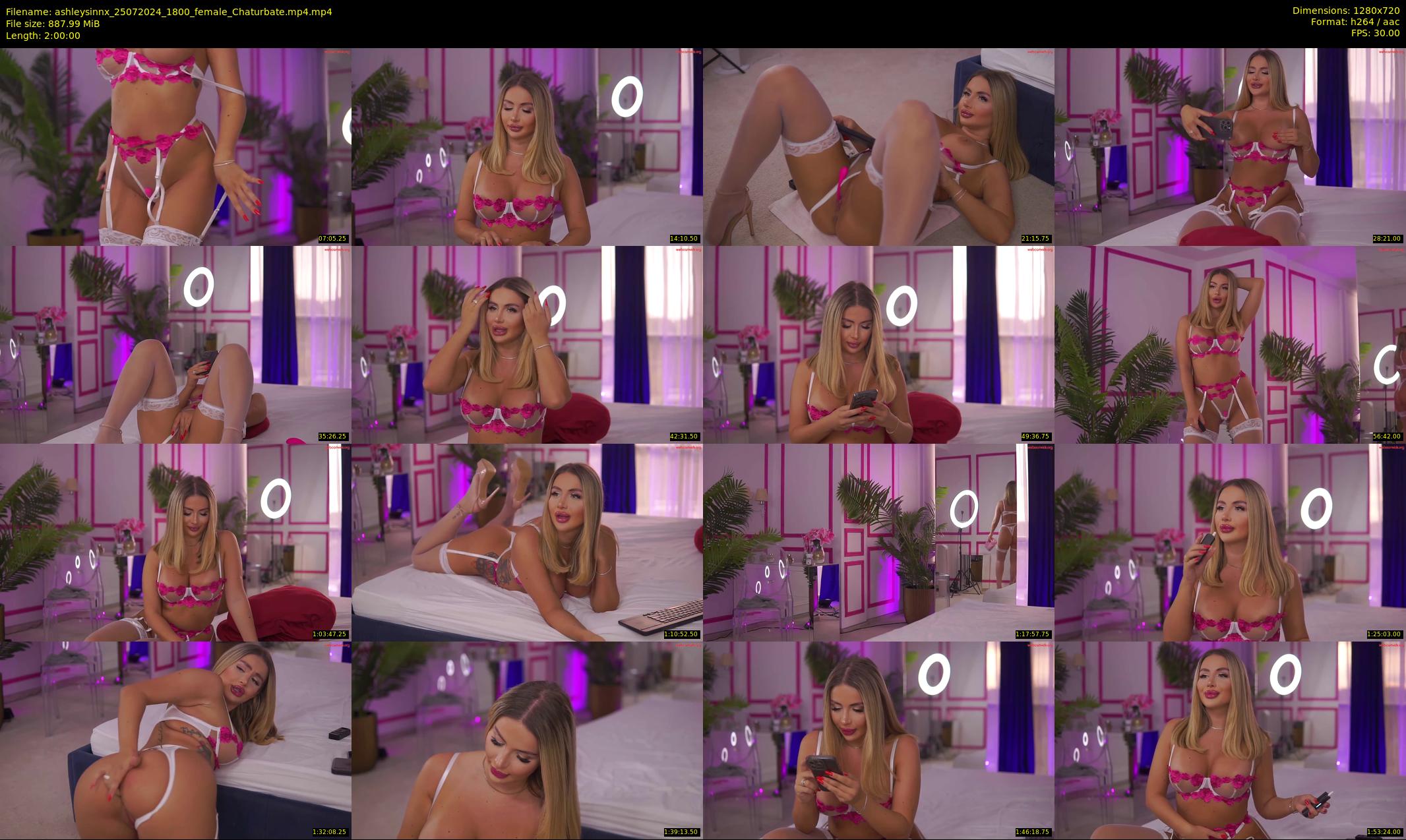 ashleysinnx — 120 minute Chaturbate female cam show recording, 720p, Jul 25, 2024