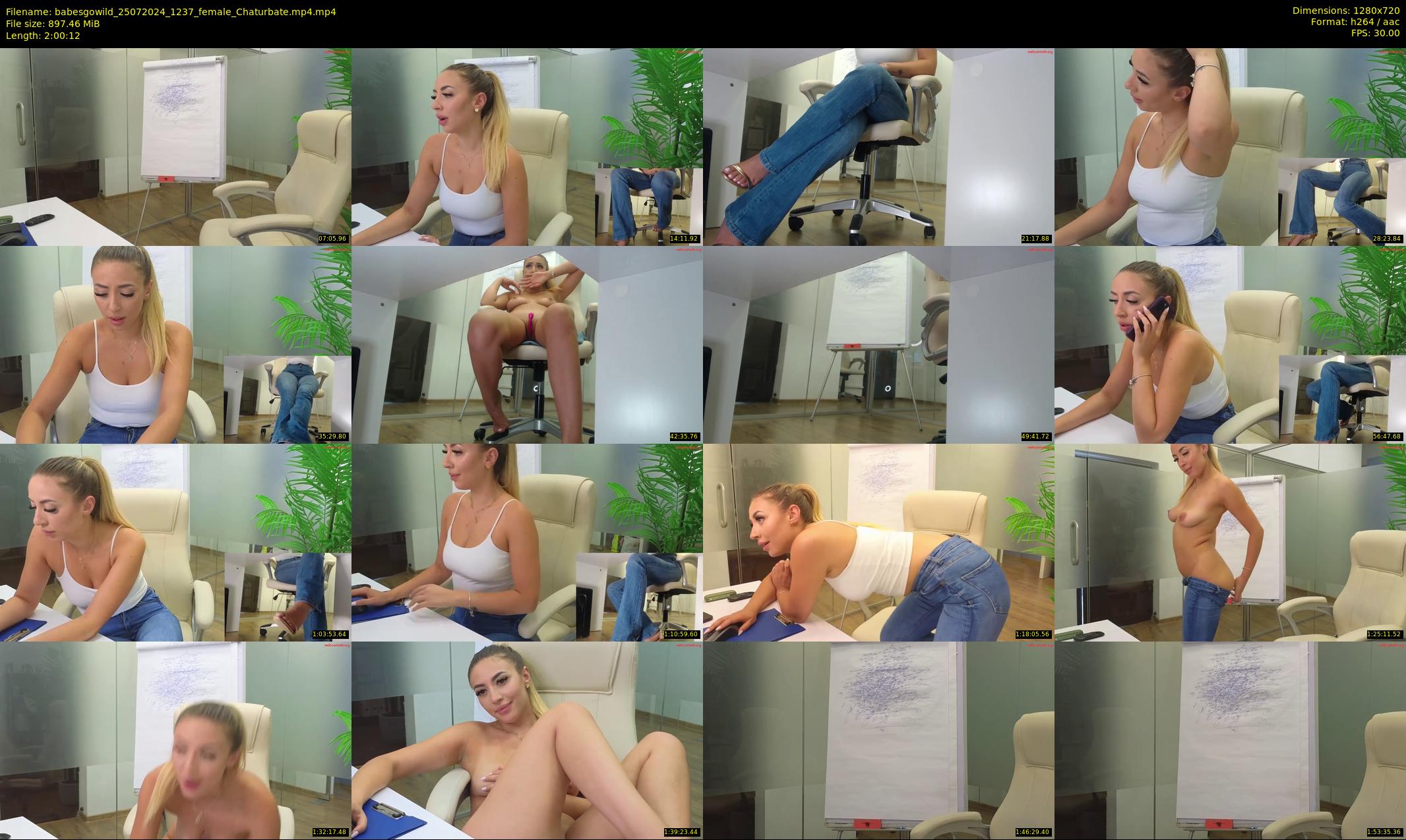babesgowild — 121 minute Chaturbate couple cam show recording, 720p, Jul 25, 2024