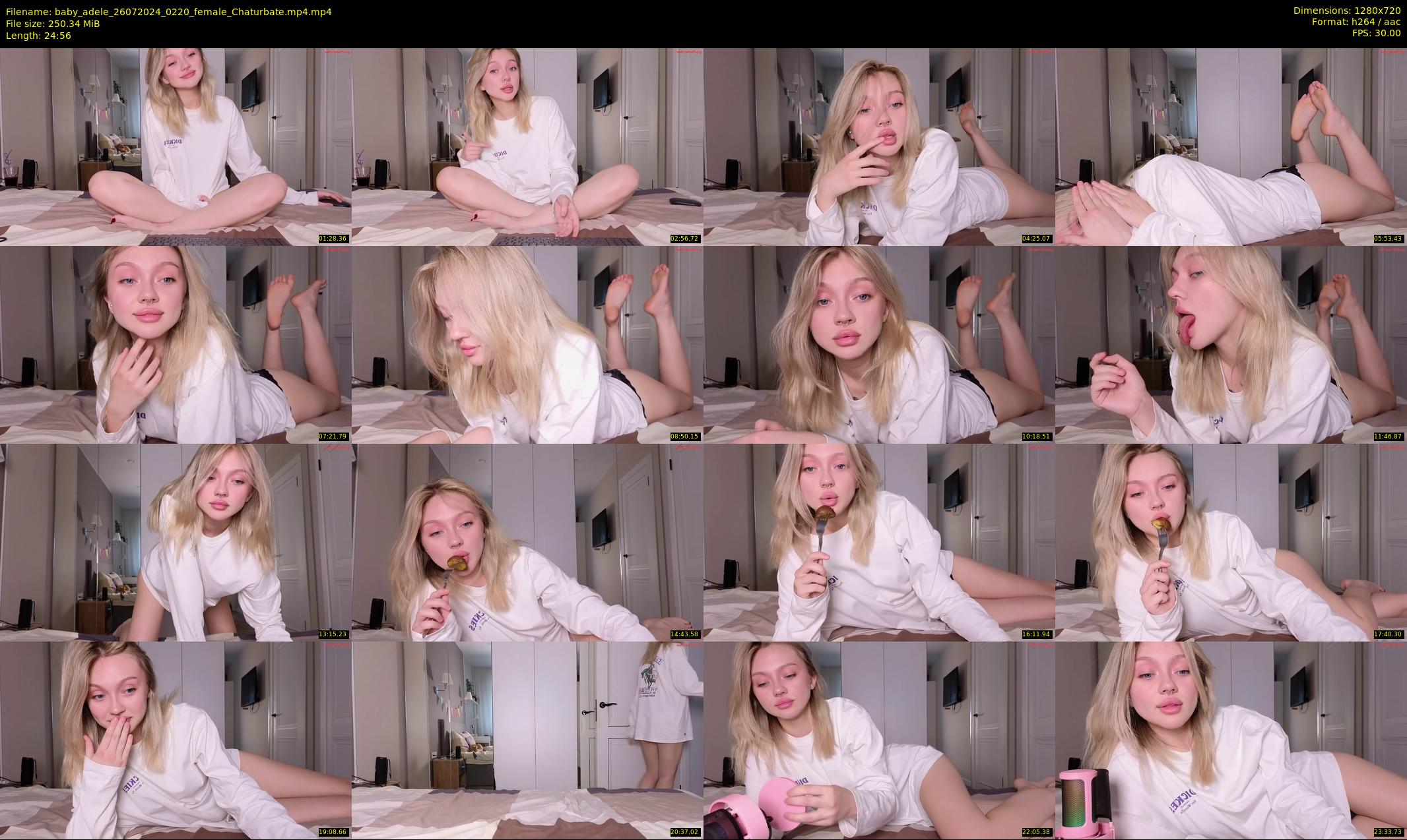 baby_adele — 25 minute Chaturbate female cam show recording, 720p, Jul 26, 2024