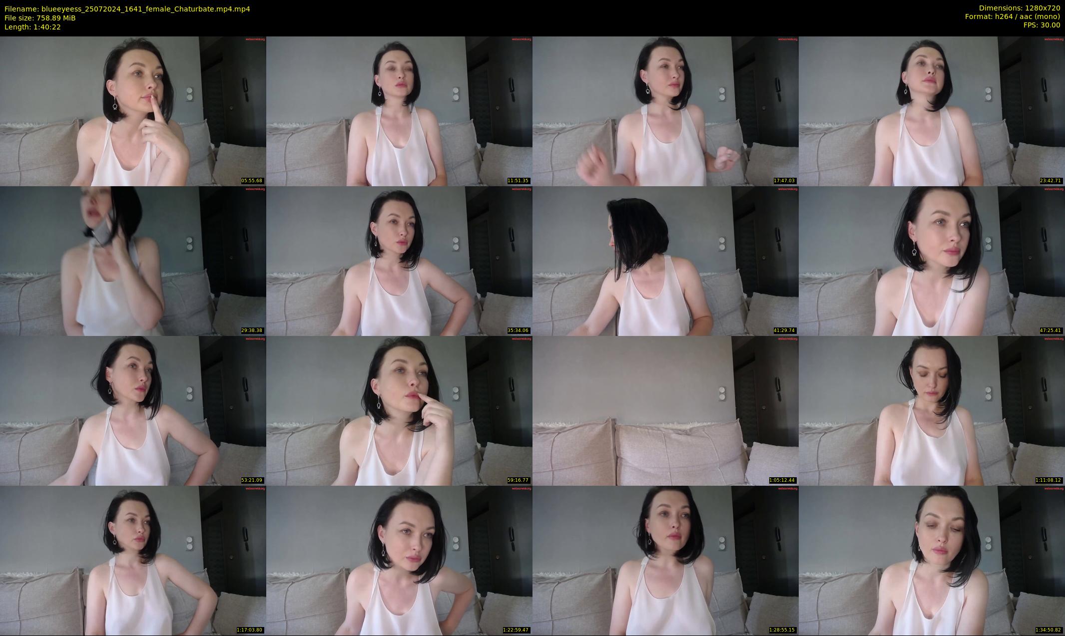 blueeyeess — 101 minute Chaturbate female cam show recording, 720p, Jul 25, 2024
