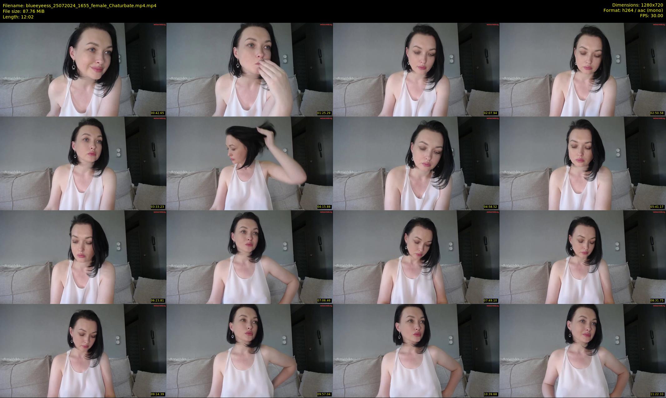 blueeyeess — 13 minute Chaturbate female cam show recording, 720p, Jul 25, 2024