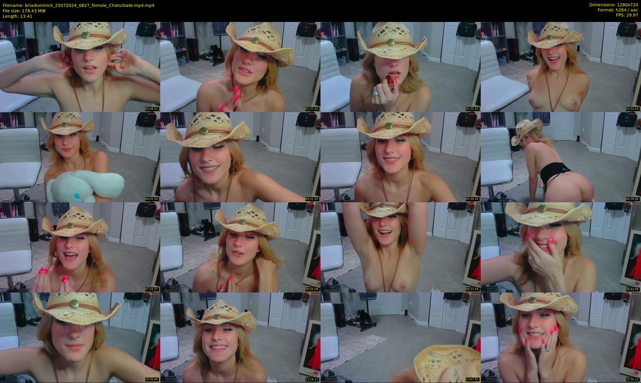 briadominick — 14 minute Chaturbate couple cam show recording, 720p, Jul 25, 2024