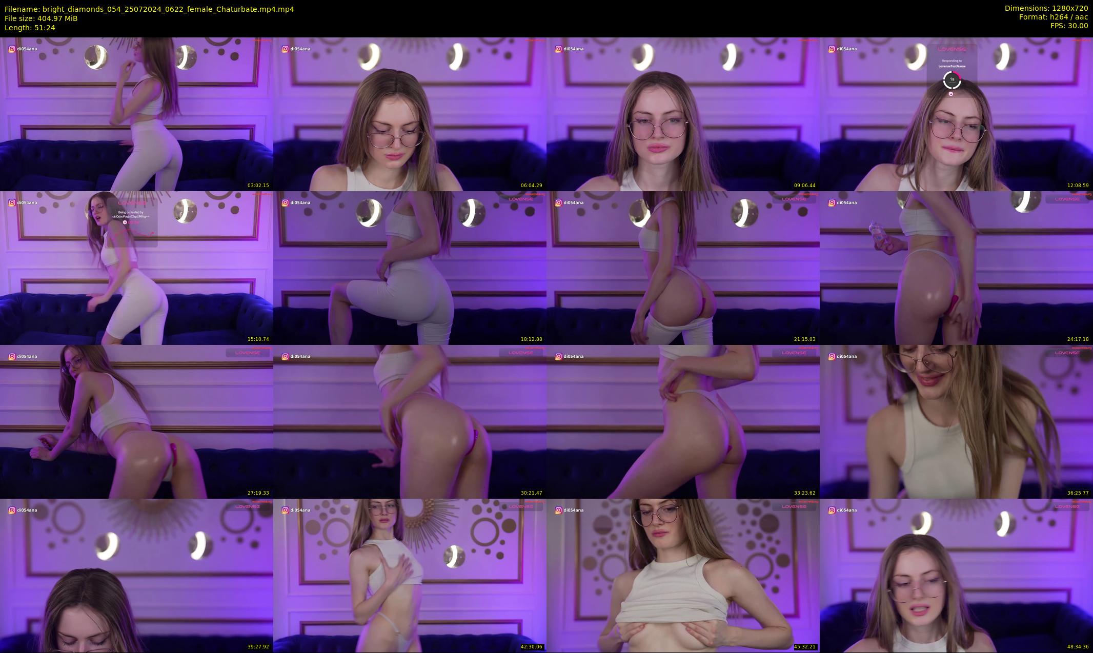 bright_diamonds_054 — 52 minute Chaturbate couple cam show recording, 720p, Jul 25, 2024