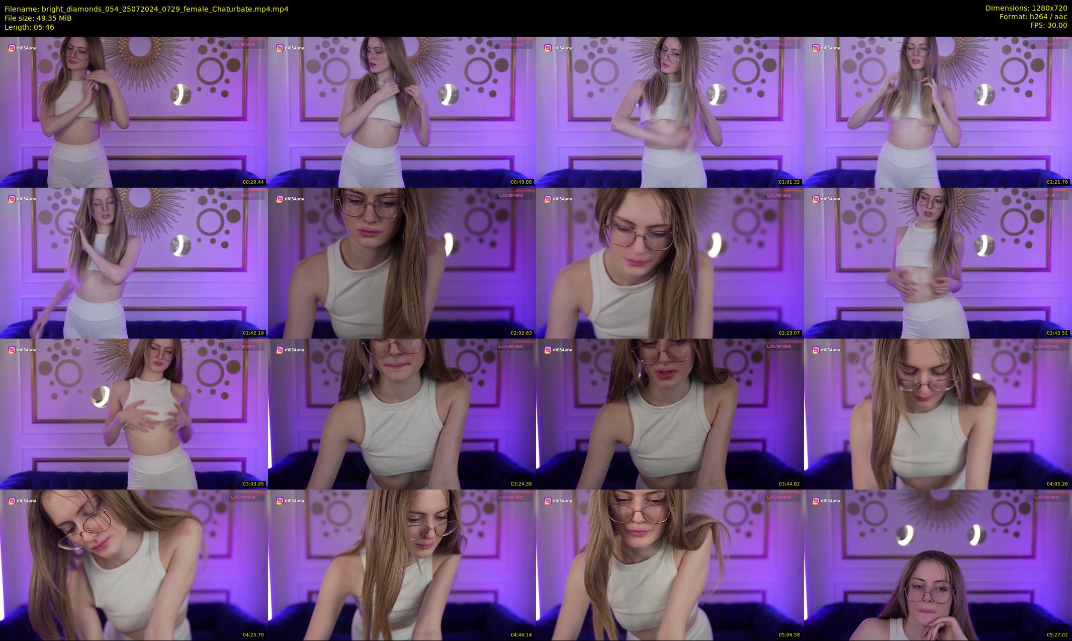 bright_diamonds_054 — 6 minute Chaturbate couple cam show recording, 720p, Jul 25, 2024