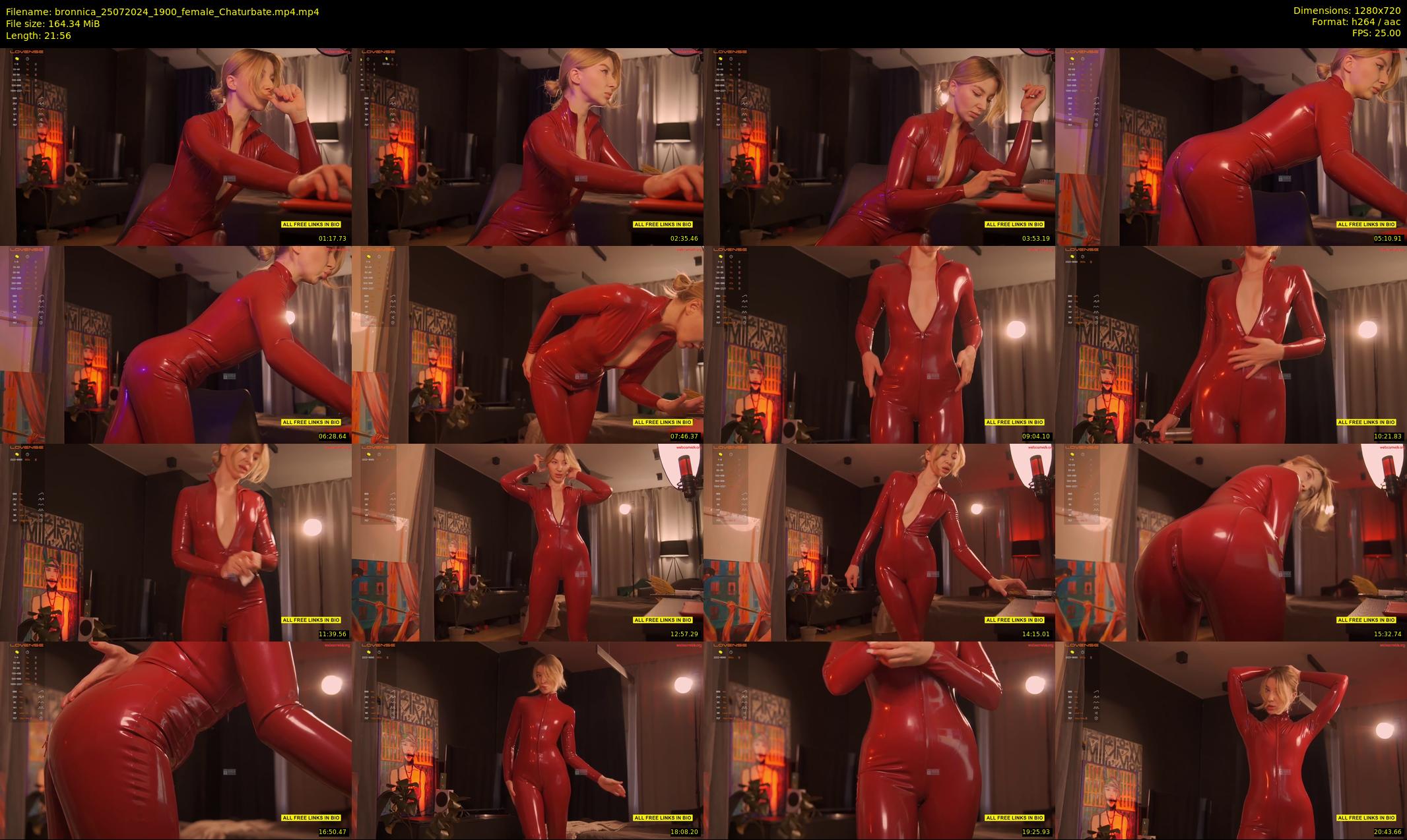 bronnica — 22 minute Chaturbate female cam show recording, 720p, Jul 25, 2024
