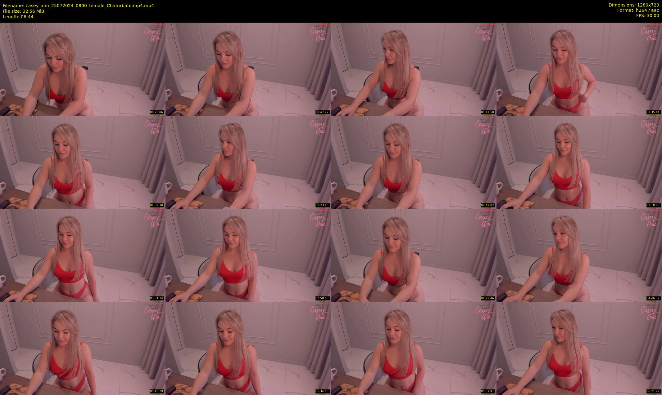 casey_ann — 7 minute Chaturbate female cam show recording, 720p, Jul 25, 2024