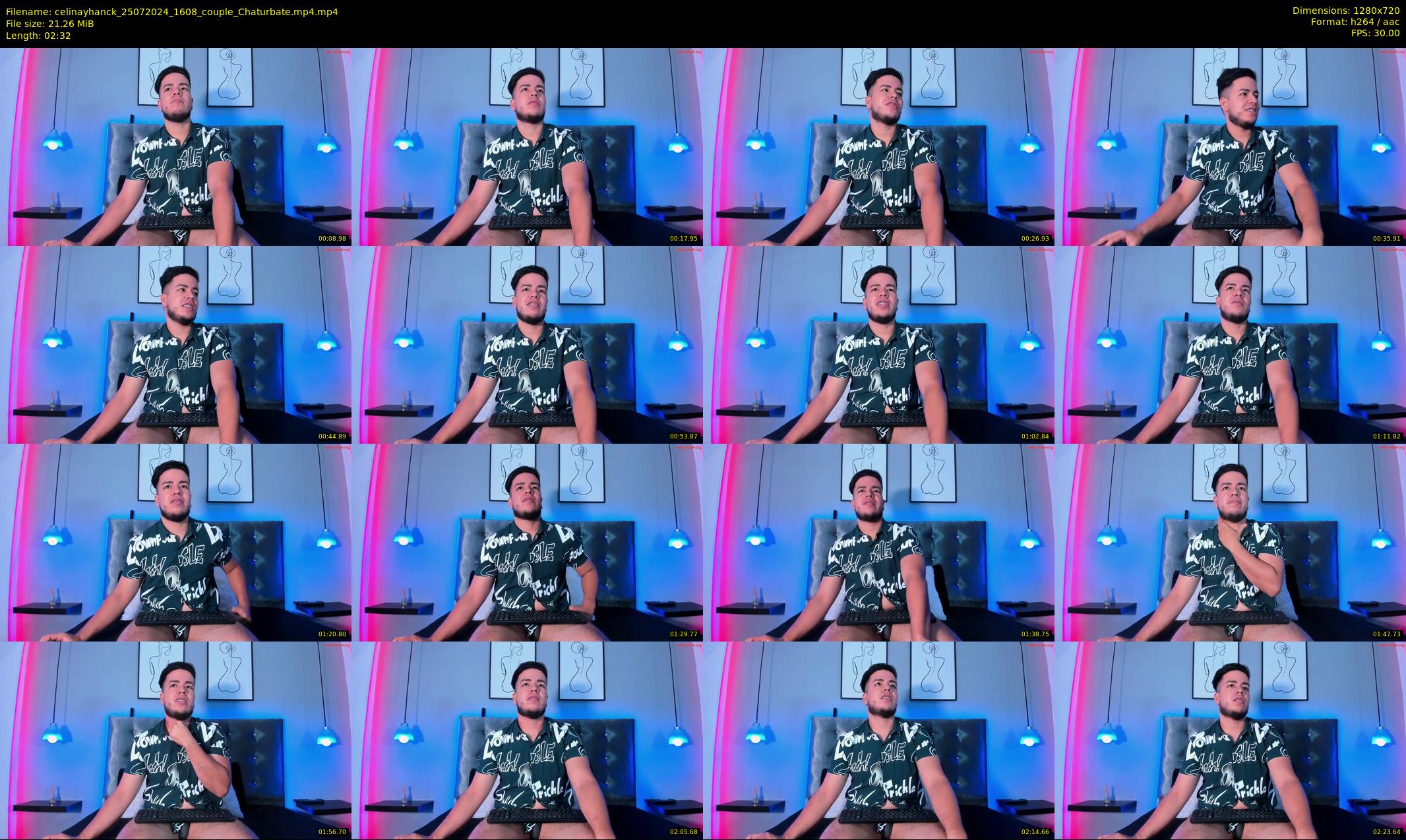 celinayhanck — 3 minute Chaturbate couple cam show recording, 720p, Jul 25, 2024