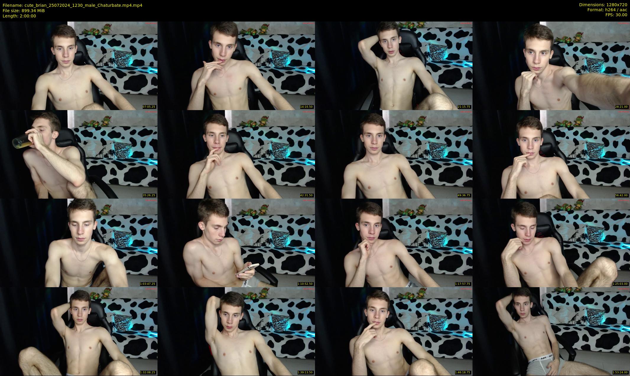 cute_brian — 120 minute Chaturbate male cam show recording, 720p, Jul 25, 2024