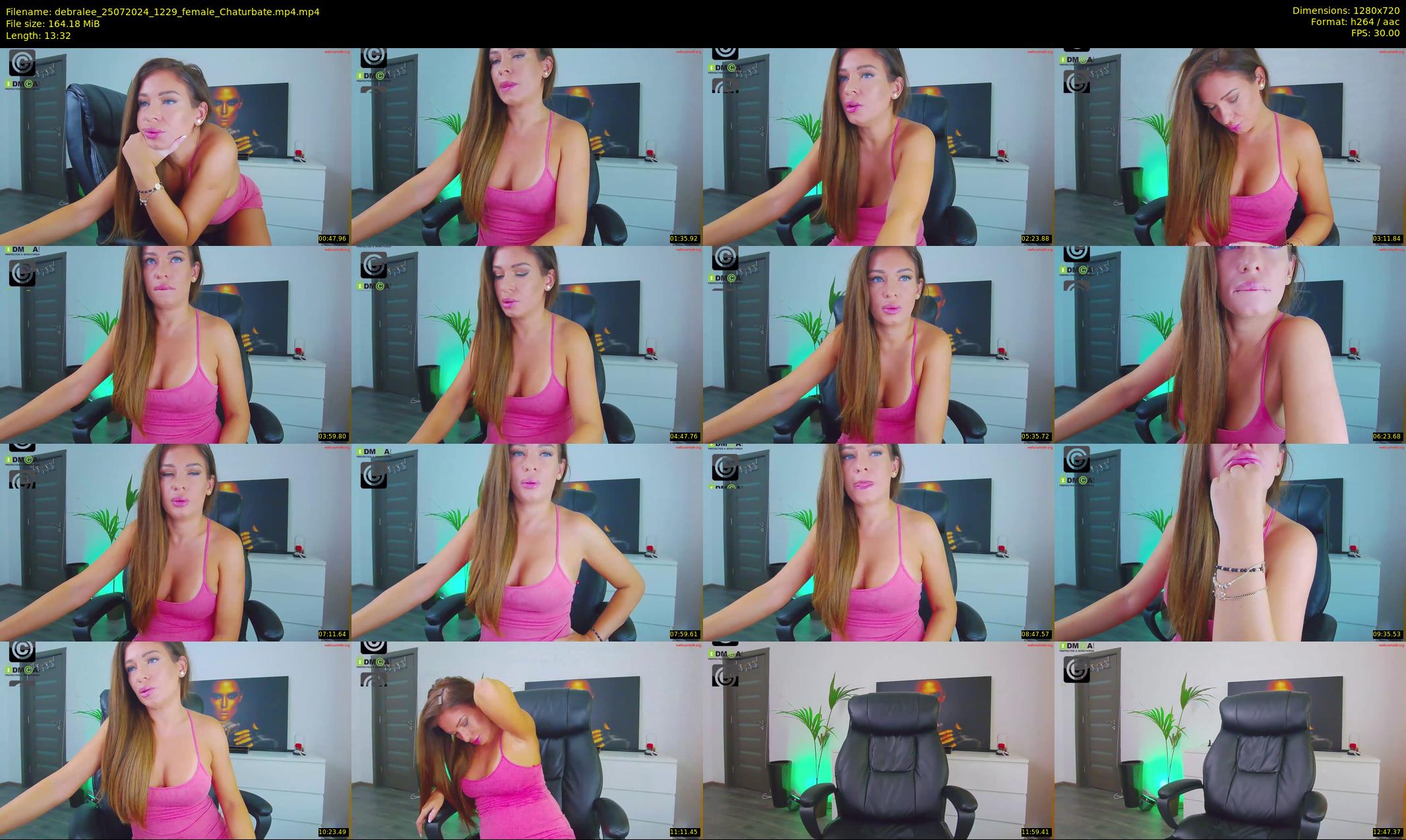 debralee — 14 minute Chaturbate female cam show recording, 720p, Jul 25, 2024