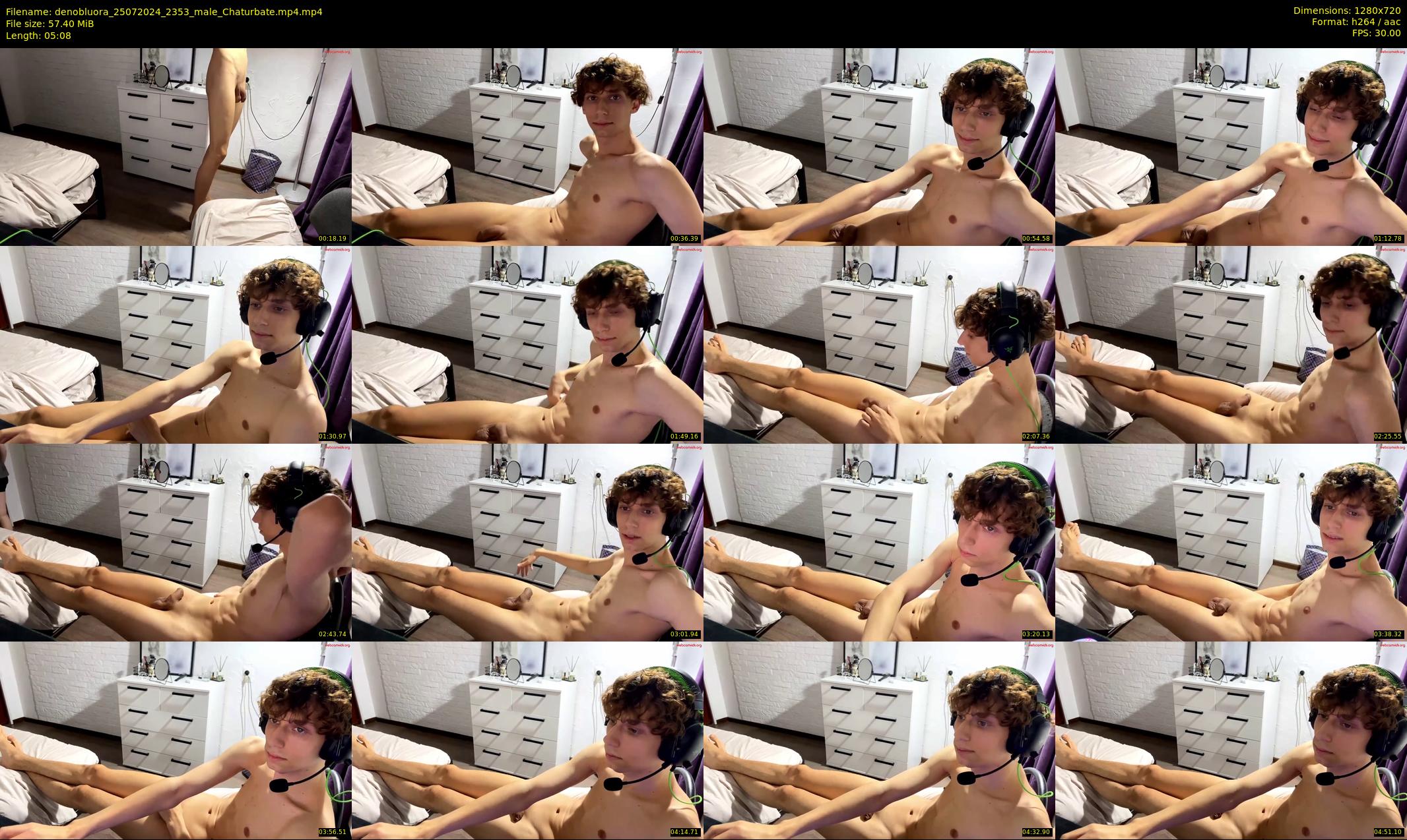 denobluora — 6 minute Chaturbate male cam show recording, 720p, Jul 25, 2024