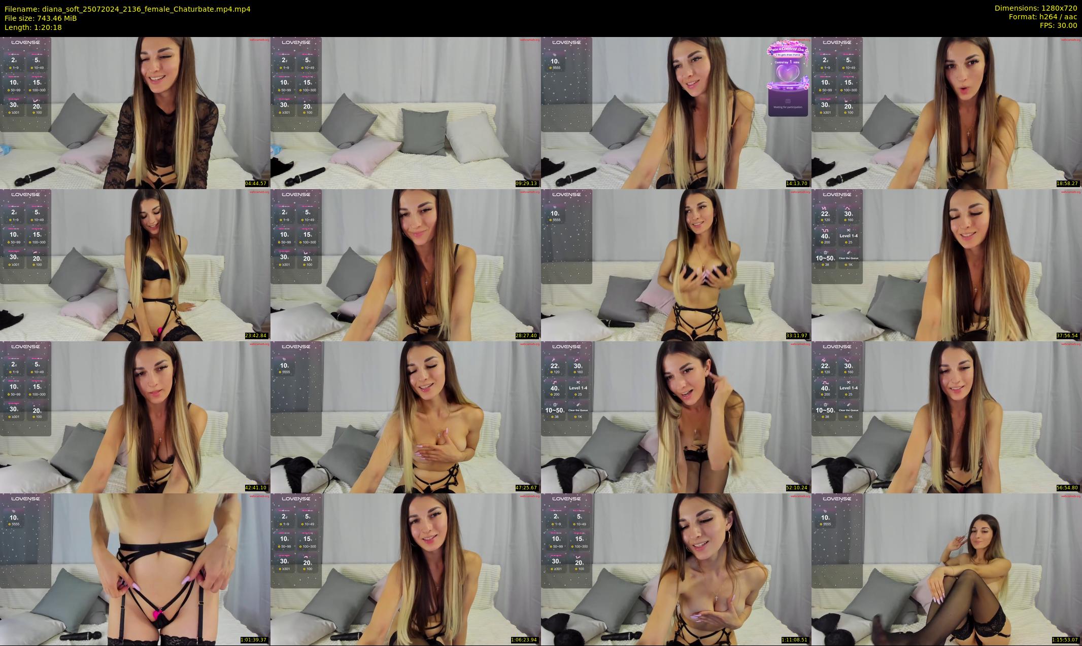 diana_soft — 81 minute Chaturbate female cam show recording, 720p, Jul 25, 2024