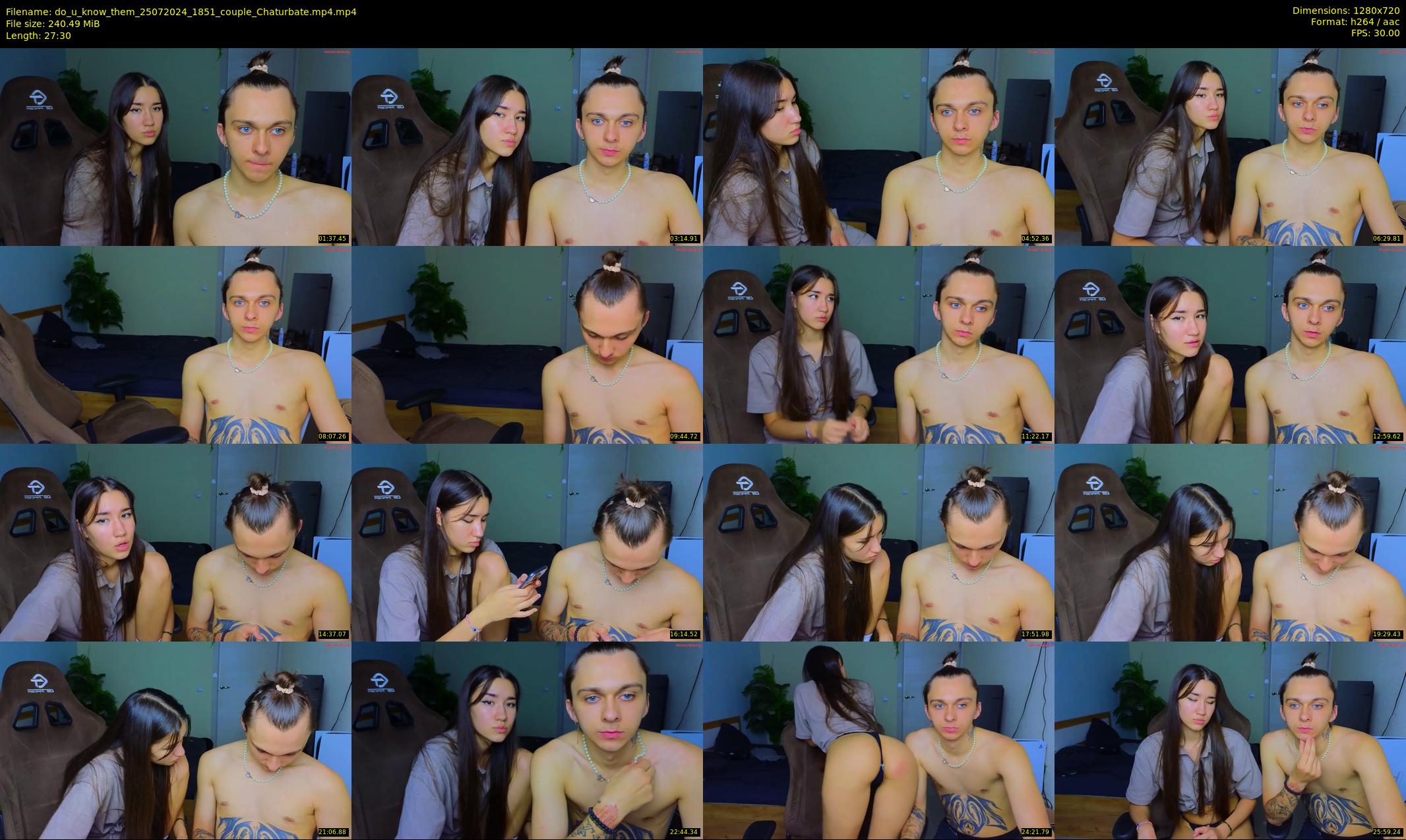 do_u_know_them — 28 minute Chaturbate couple cam show recording, 720p, Jul 25, 2024