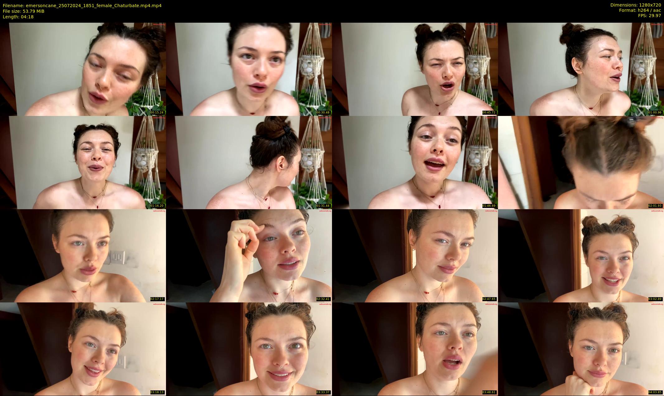 emersoncane — 5 minute Chaturbate female cam show recording, 720p, Jul 25, 2024
