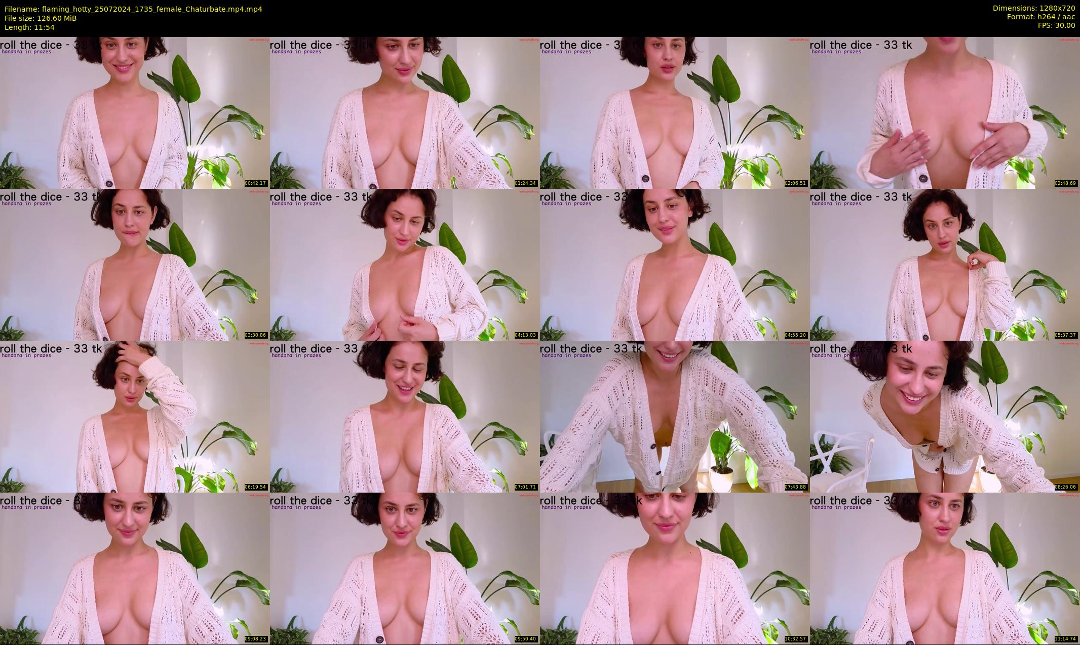 flaming_hotty — 12 minute Chaturbate female cam show recording, 720p, Jul 25, 2024