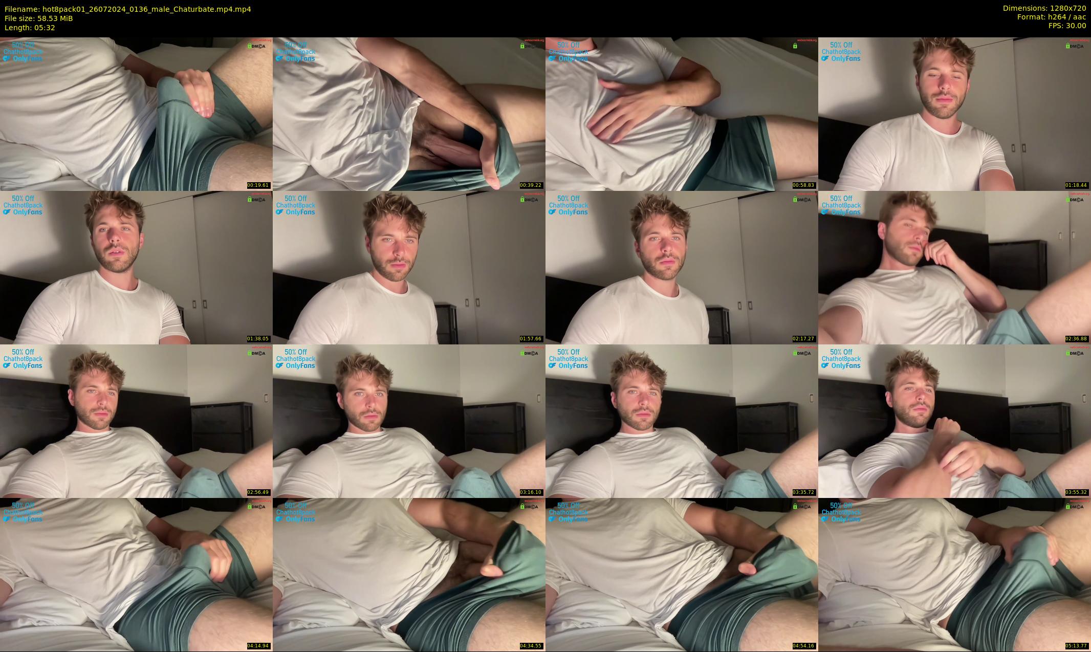 hot8pack01 — 6 minute Chaturbate male cam show recording, 720p, Jul 26, 2024