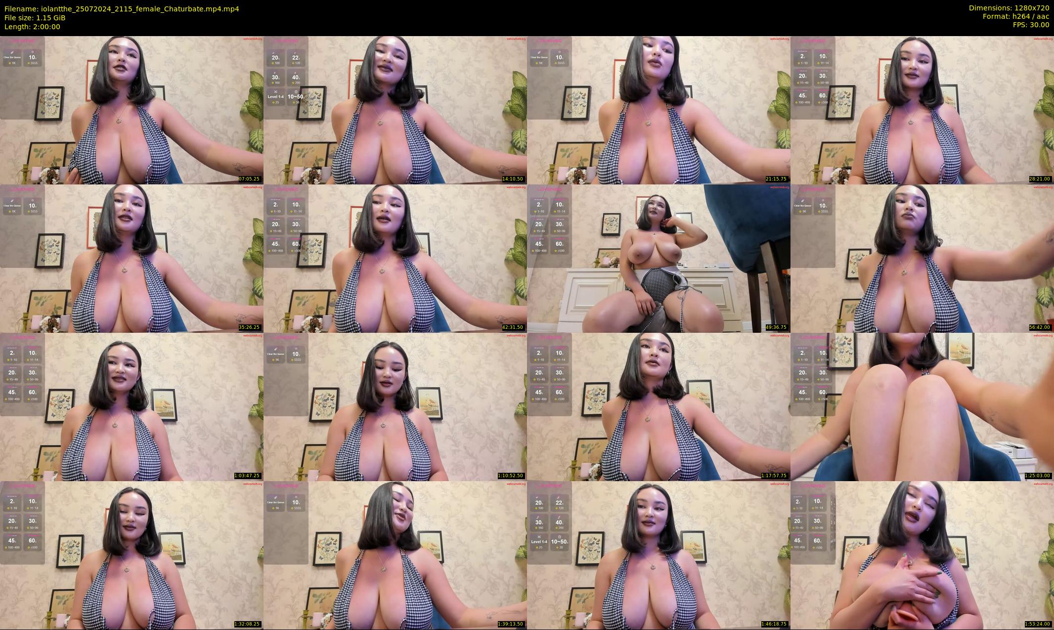 iolantthe — 120 minute Chaturbate female cam show recording, 720p, Jul 25, 2024