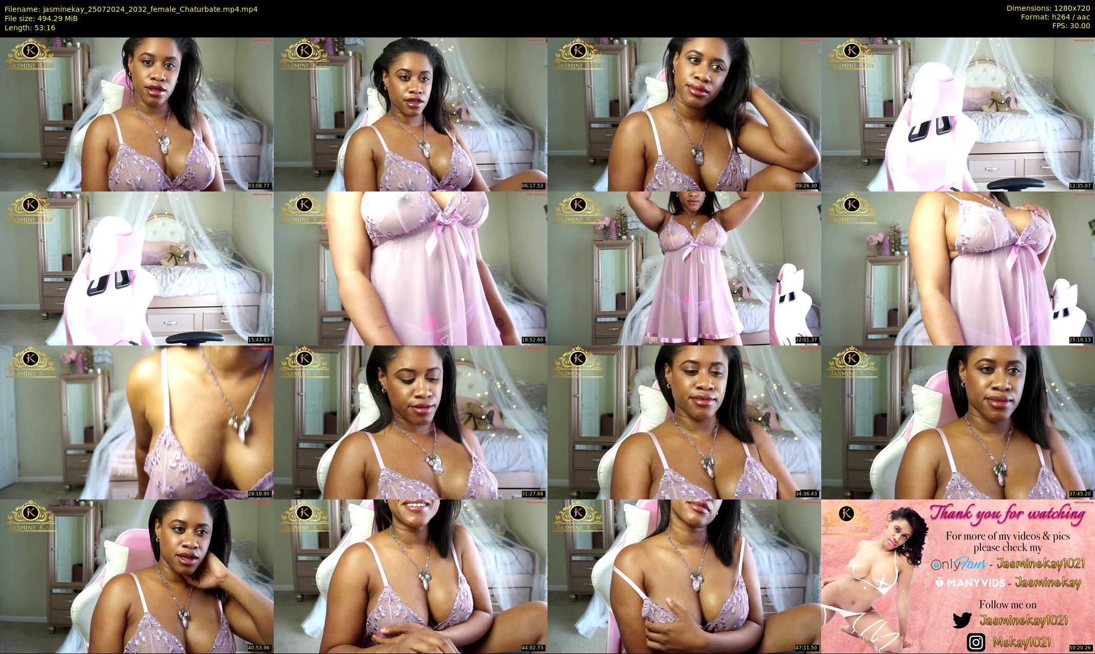jasminekay — 54 minute Chaturbate female cam show recording, 720p, Jul 25, 2024