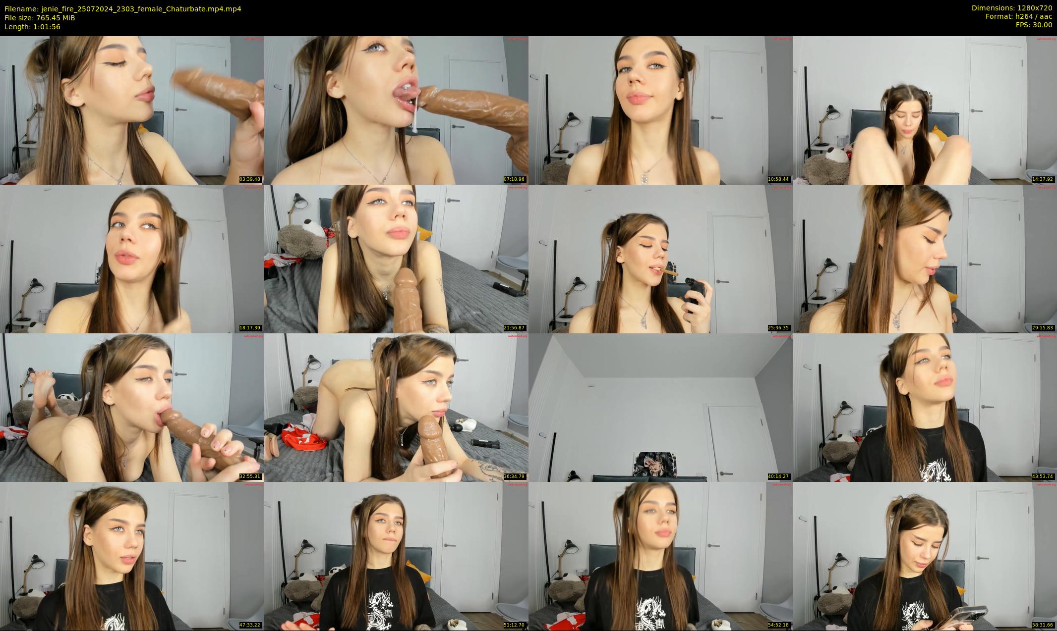 jenie_fire — 62 minute Chaturbate female cam show recording, 720p, Jul 25, 2024