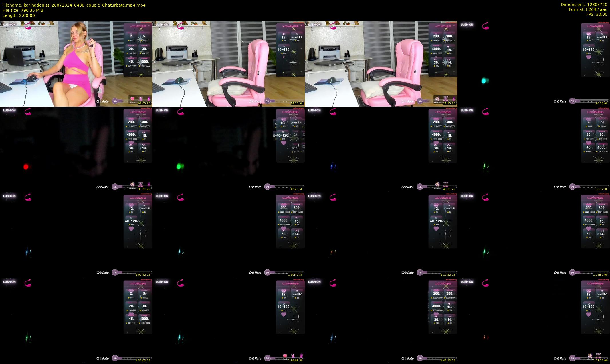 karinadeniss — 120 minute Chaturbate couple cam show recording, 720p, Jul 26, 2024