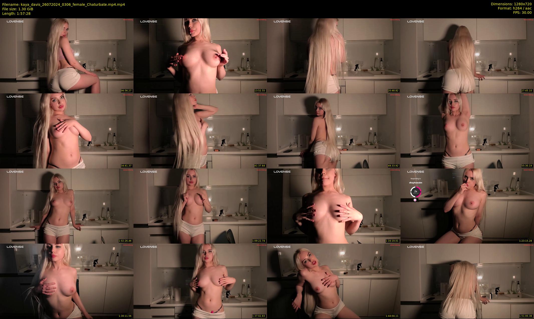 kaya_davis — 118 minute Chaturbate female cam show recording, 720p, Jul 26, 2024