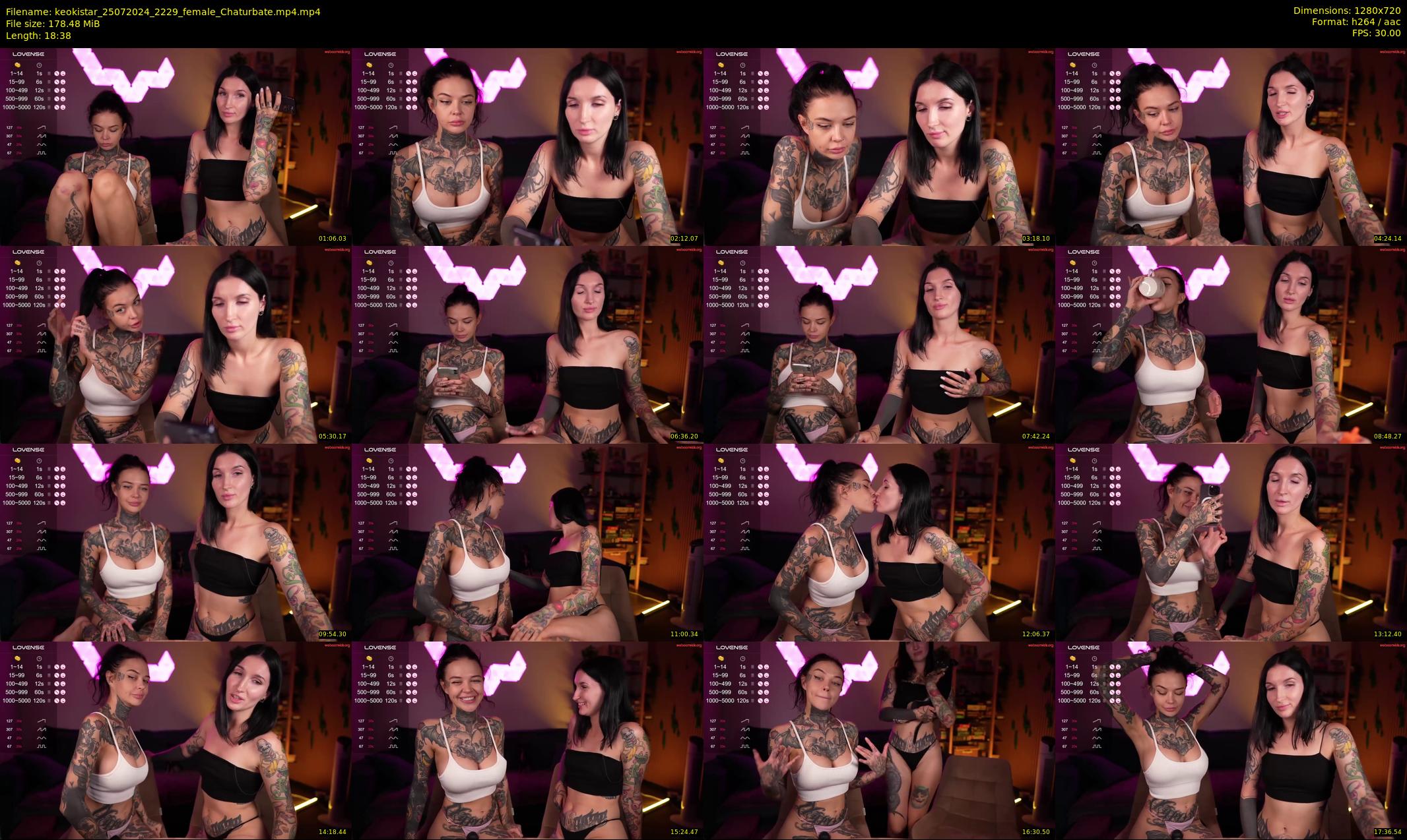 keokistar — 19 minute Chaturbate female cam show recording, 720p, Jul 25, 2024