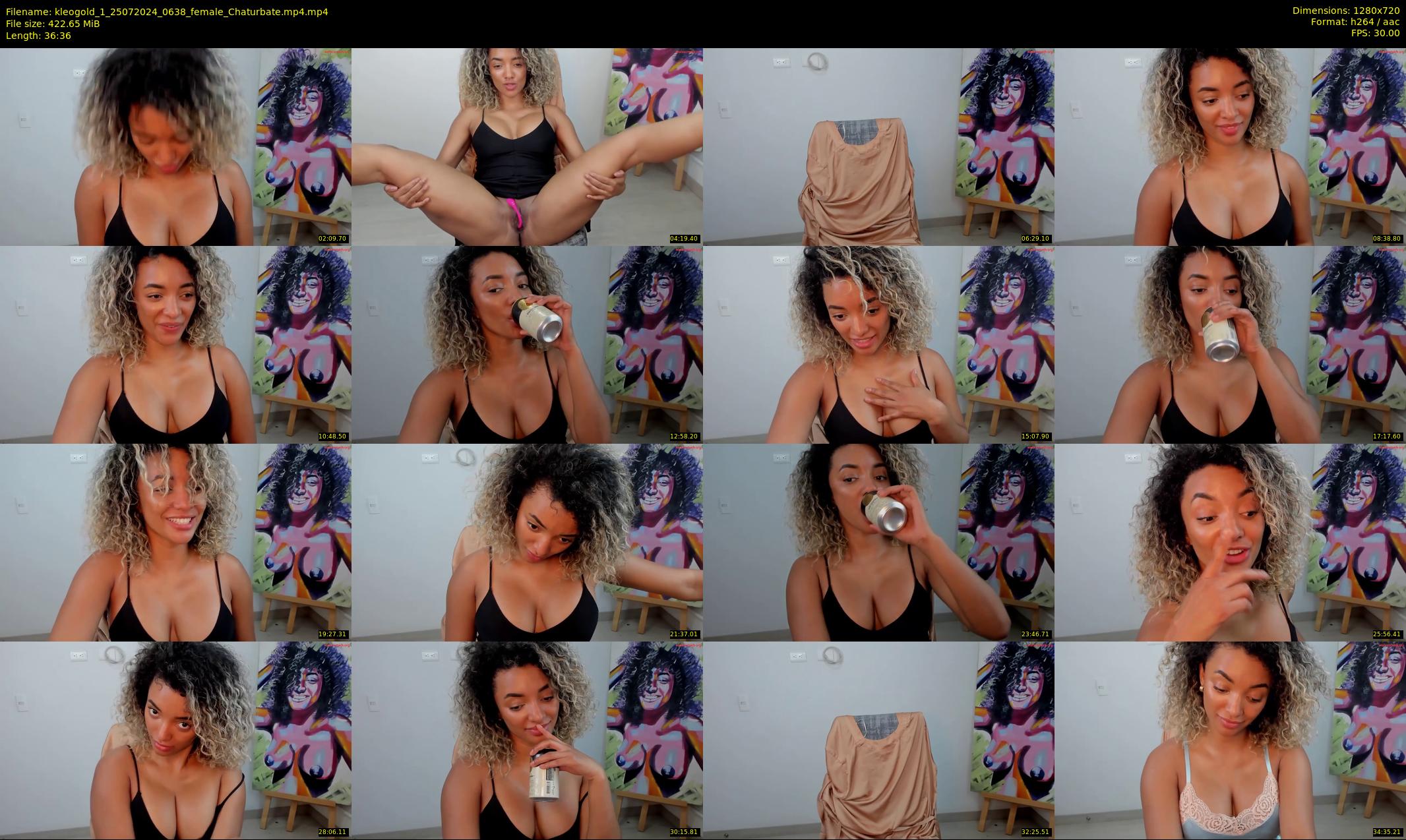 kleogold_1 — 37 minute Chaturbate female cam show recording, 720p, Jul 25, 2024