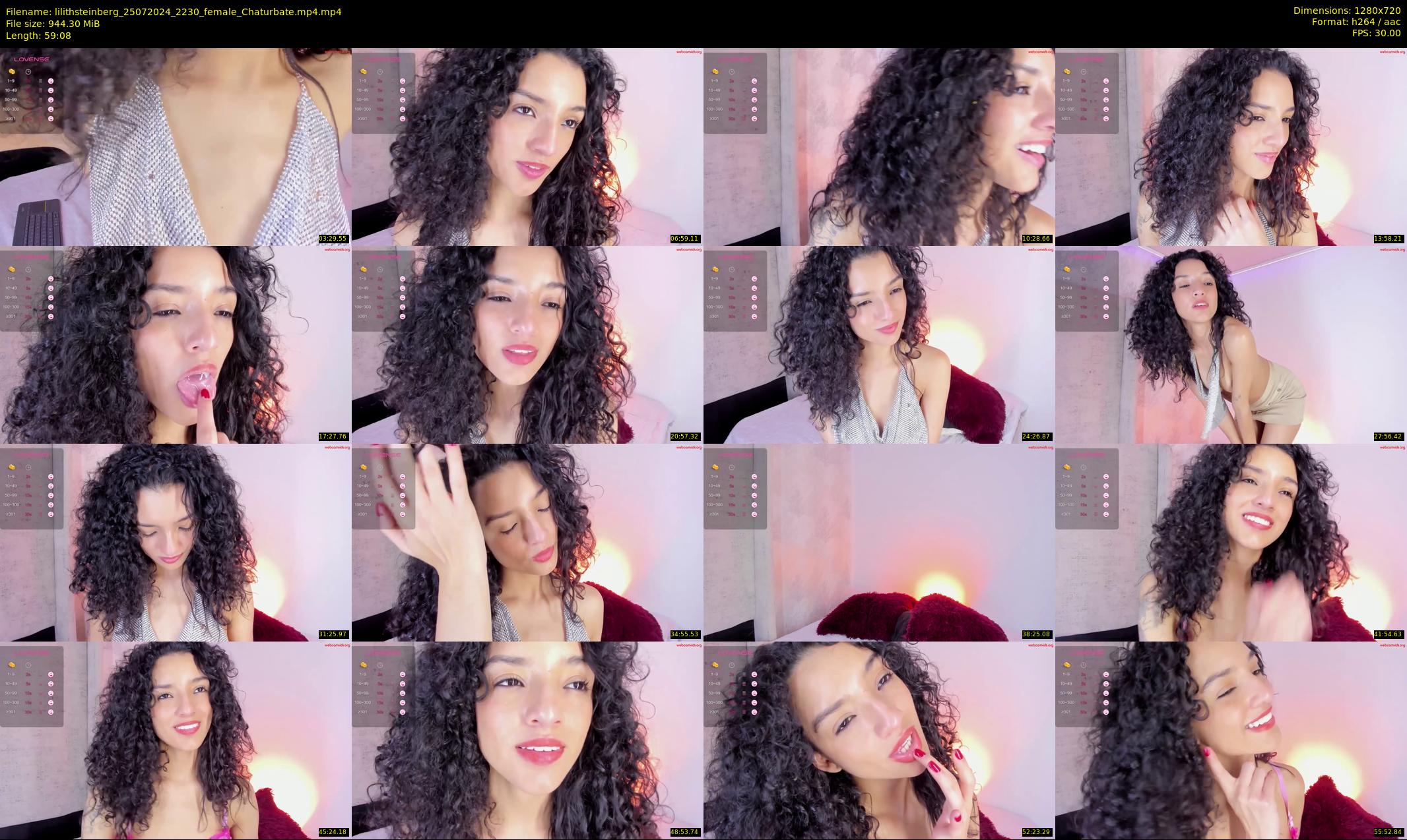 lilithsteinberg — 60 minute Chaturbate female cam show recording, 720p, Jul 25, 2024