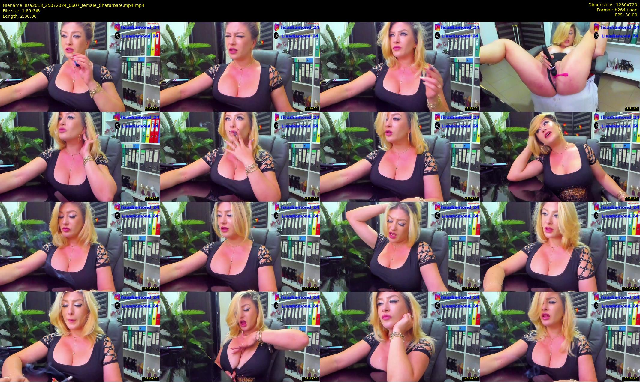 lisa2018 — 120 minute Chaturbate female cam show recording, 720p, Jul 25, 2024
