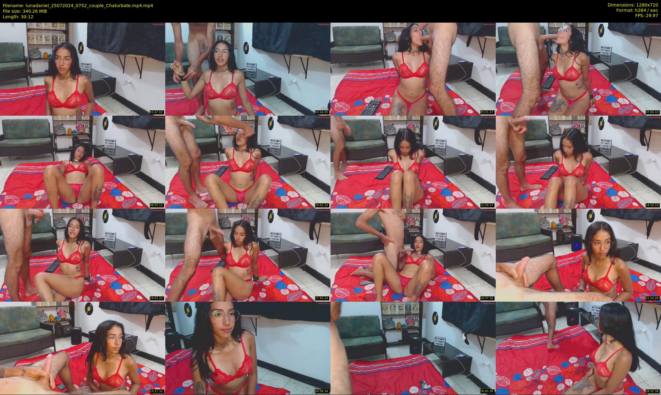lunadaniel — 31 minute Chaturbate couple cam show recording, 720p, Jul 25, 2024