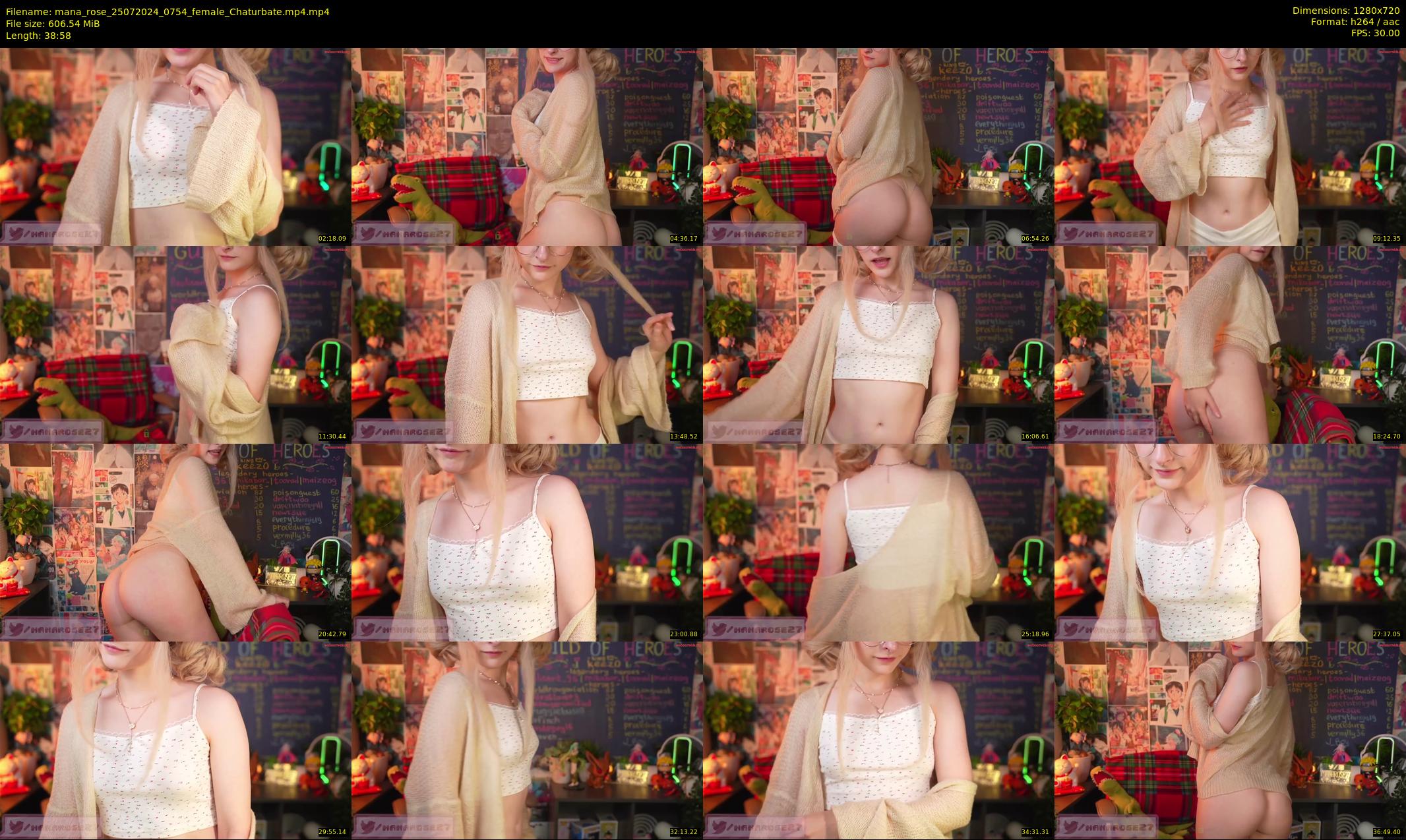 mana_rose — 39 minute Chaturbate female cam show recording, 720p, Jul 25, 2024