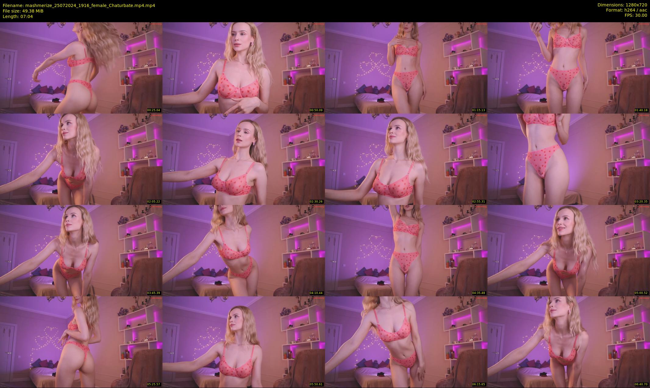 mashmerize — 8 minute Chaturbate female cam show recording, 720p, Jul 25, 2024