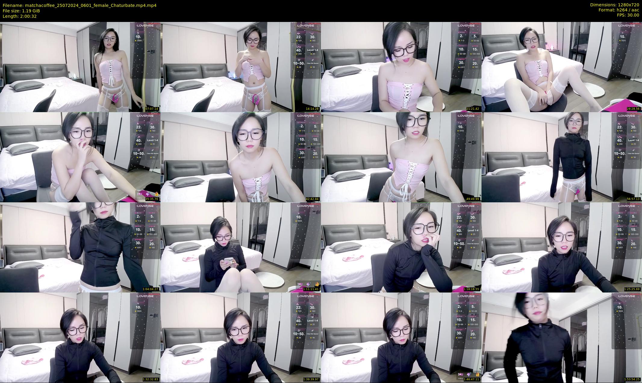 matchacoffee — 121 minute Chaturbate female cam show recording, 720p, Jul 25, 2024