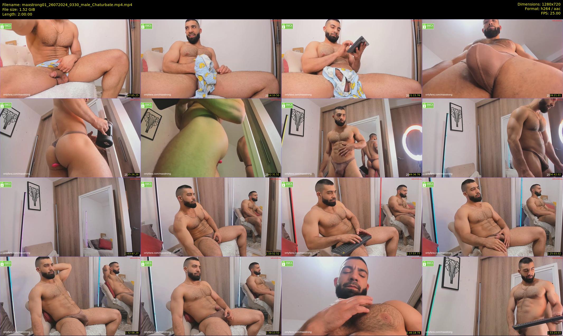 maxstrong01 — 120 minute Chaturbate male cam show recording, 720p, Jul 26, 2024