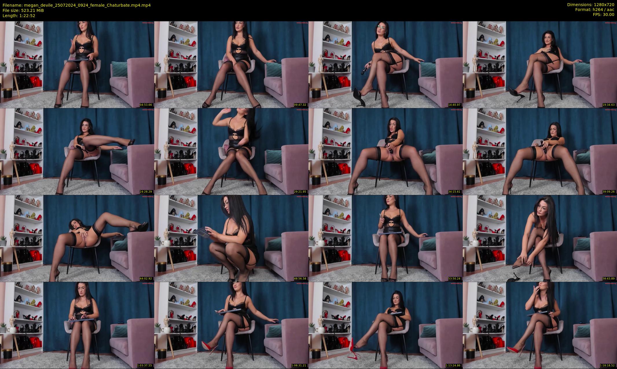 megan_devile — 83 minute Chaturbate female cam show recording, 720p, Jul 25, 2024